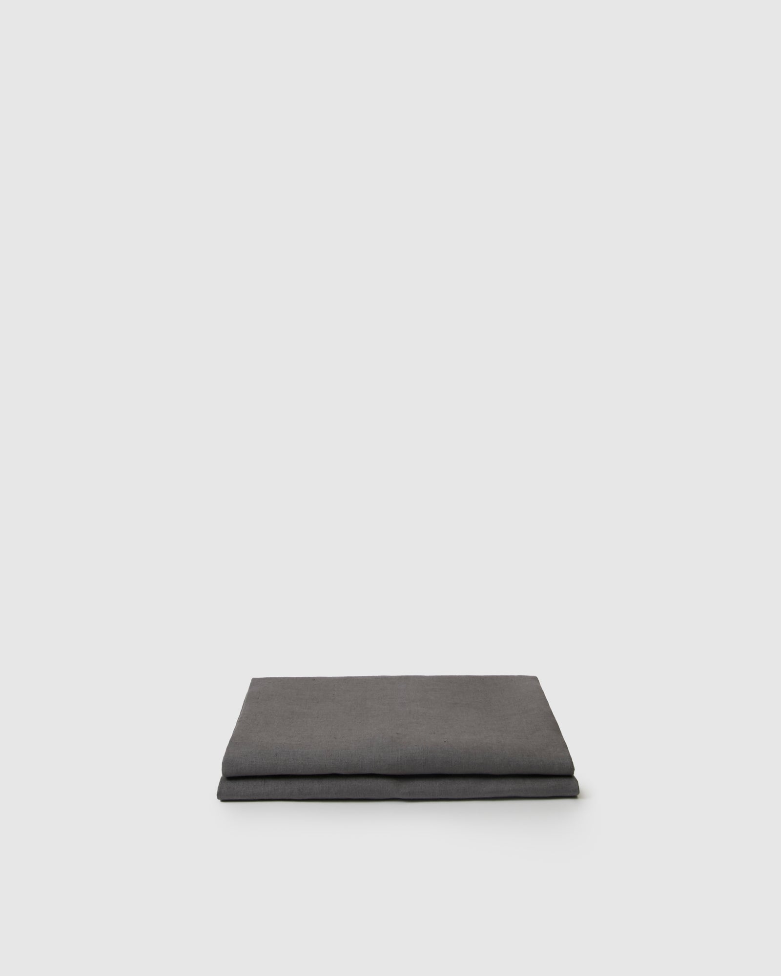 Marcel Linen Fitted Sheet - Storm
