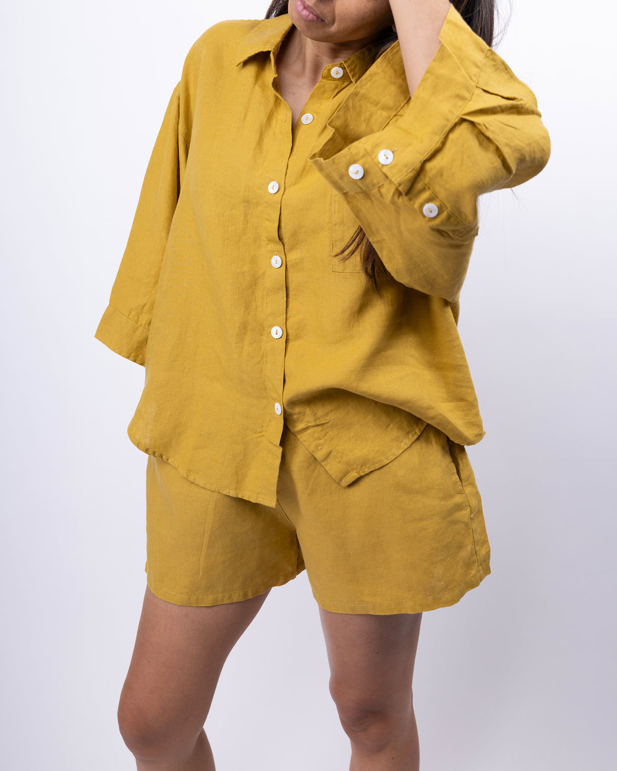 Carrie Linen Sleepwear Set