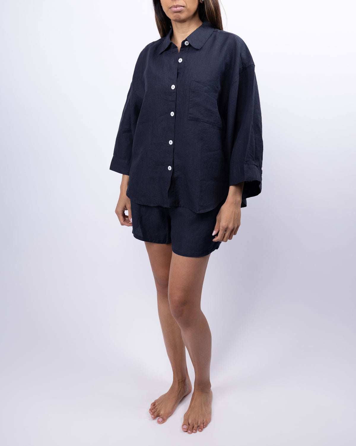 Carrie Linen Sleepwear Set