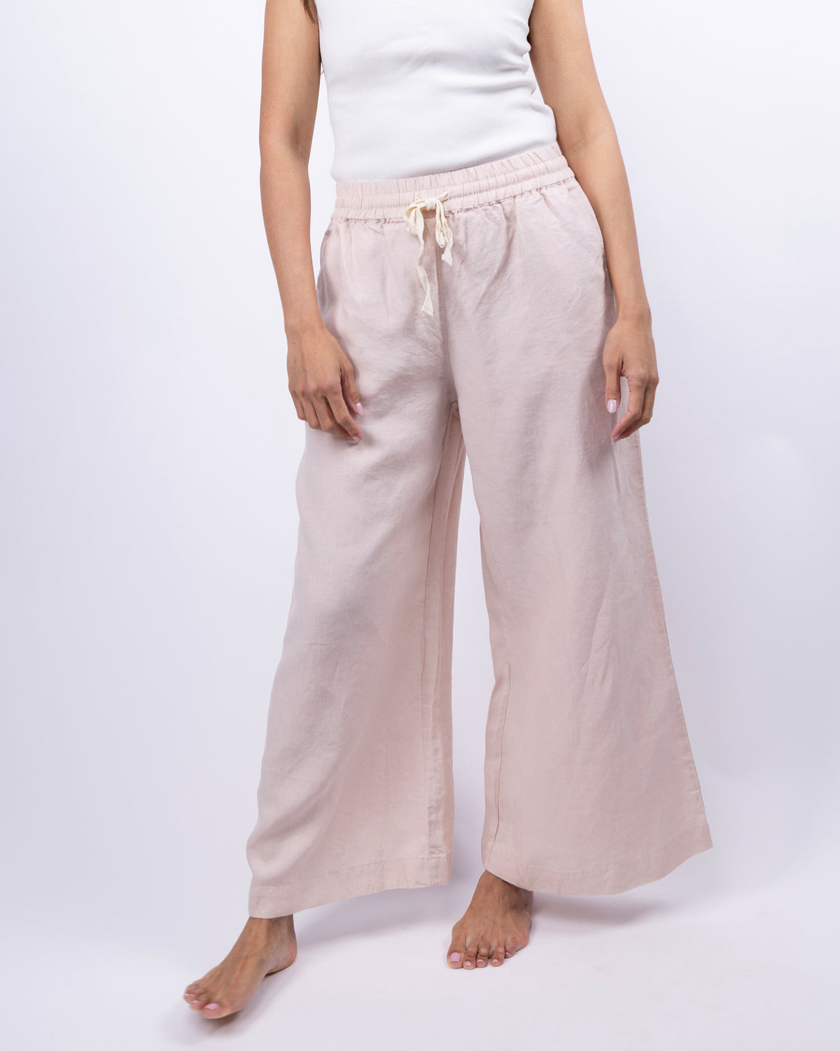 Ava Wide Leg Linen Pant