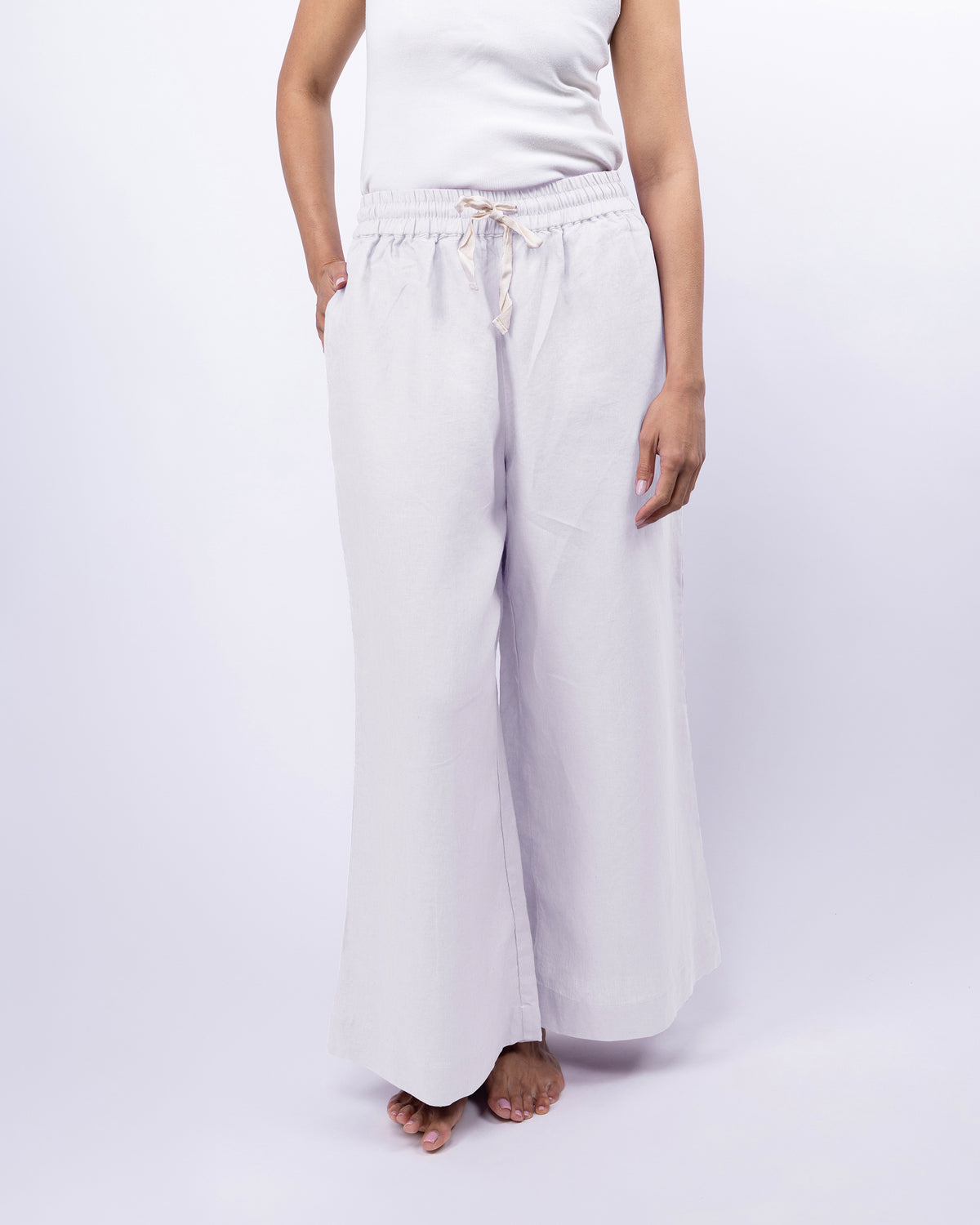Ava Wide Leg Linen Pant