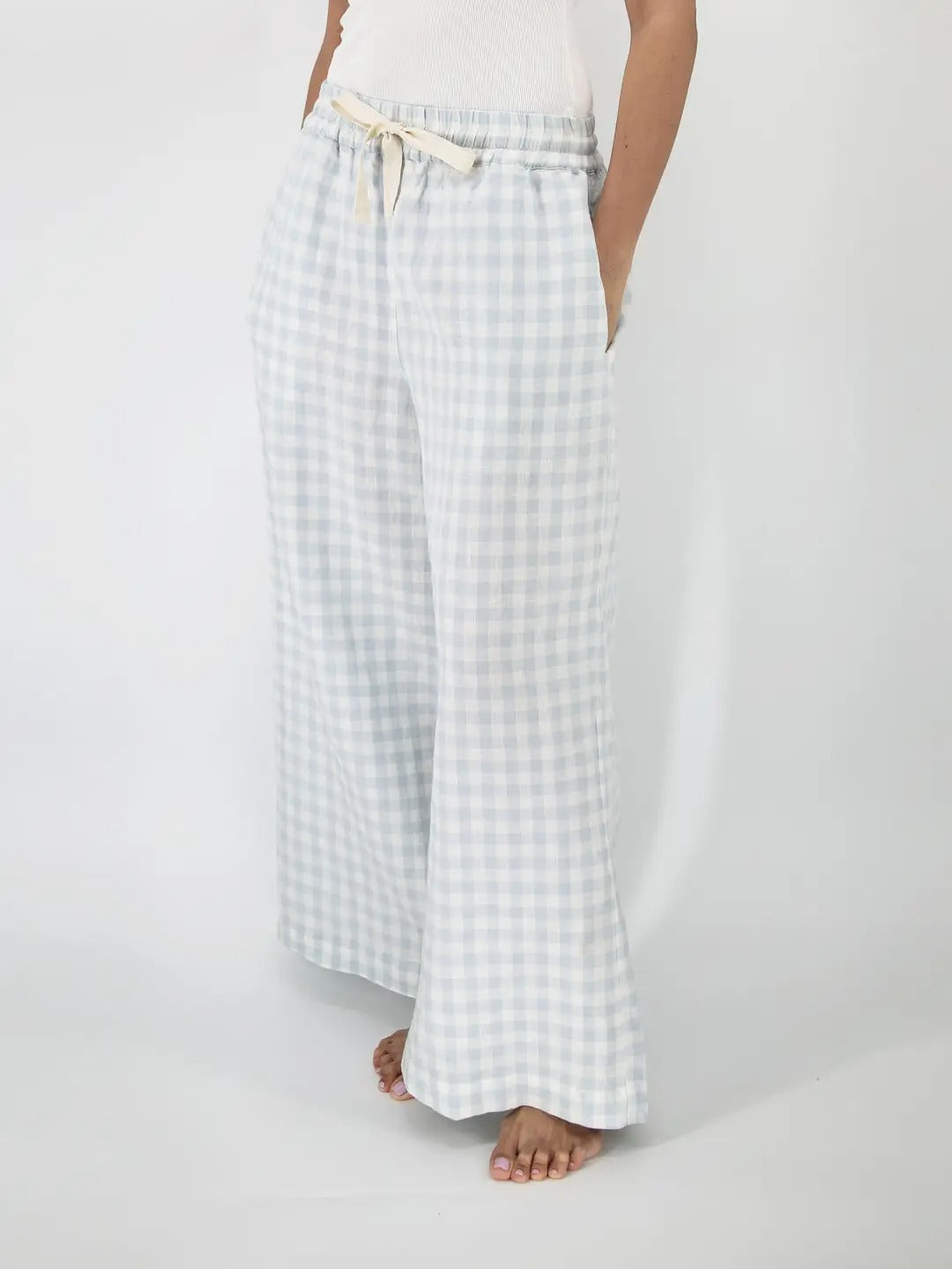 Ava Wide Leg Linen Pant