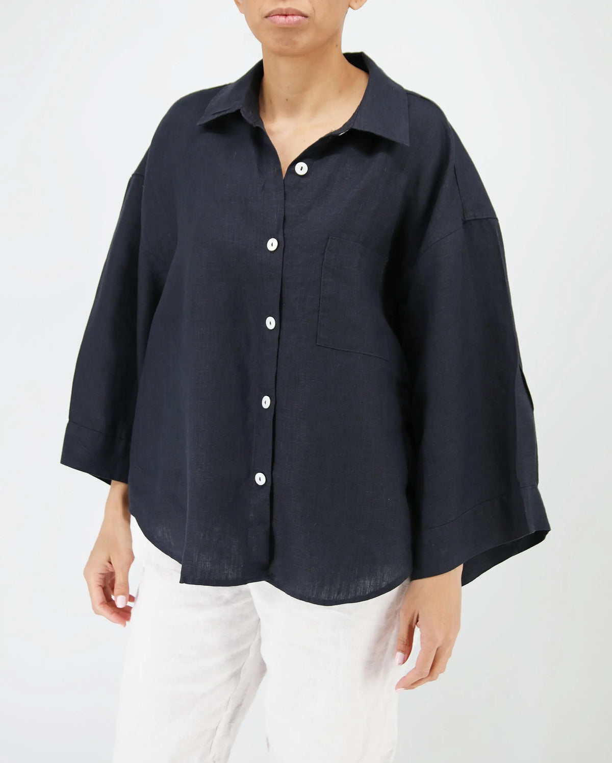 Agnes Linen Top