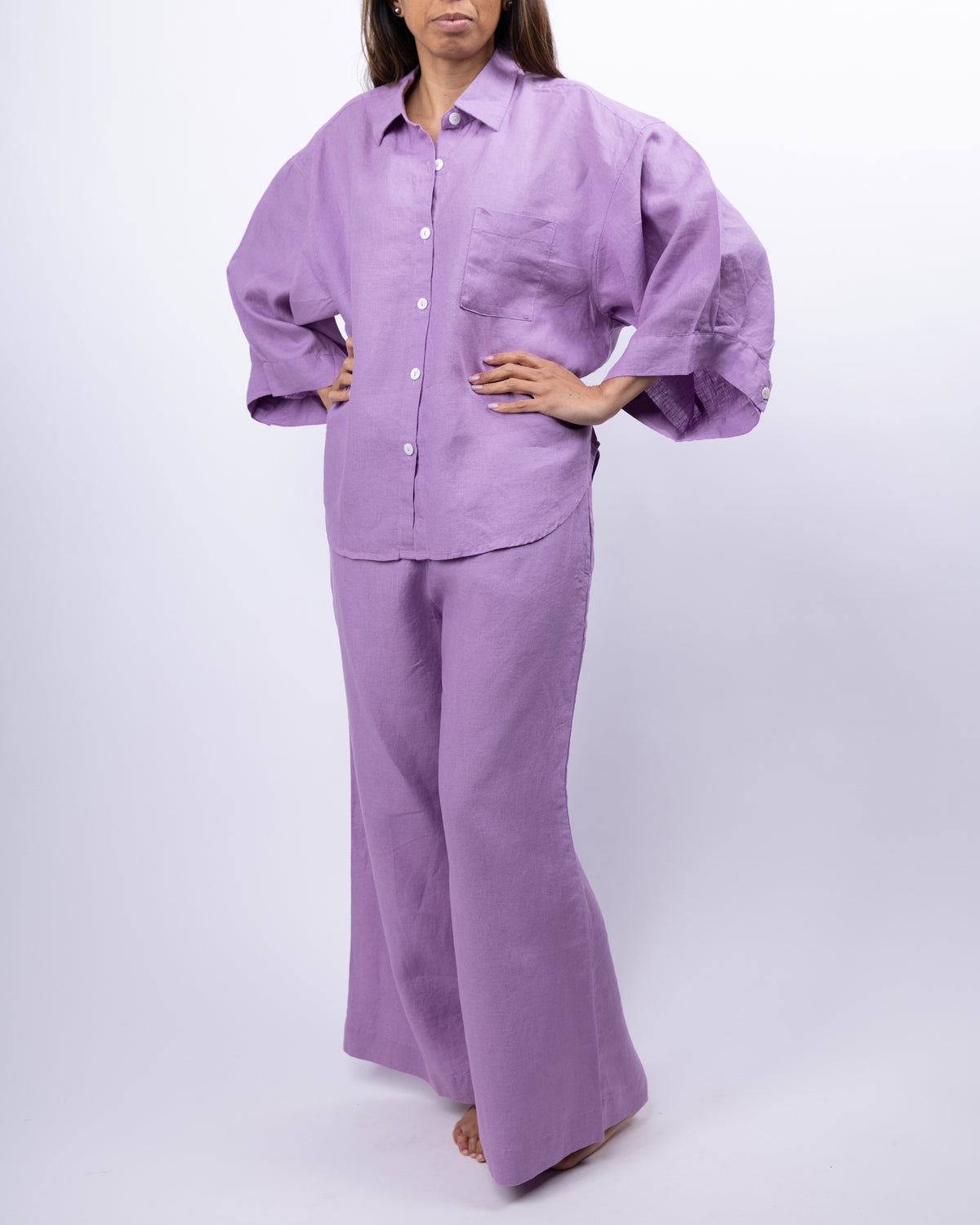 Vivian Linen Loungewear Set