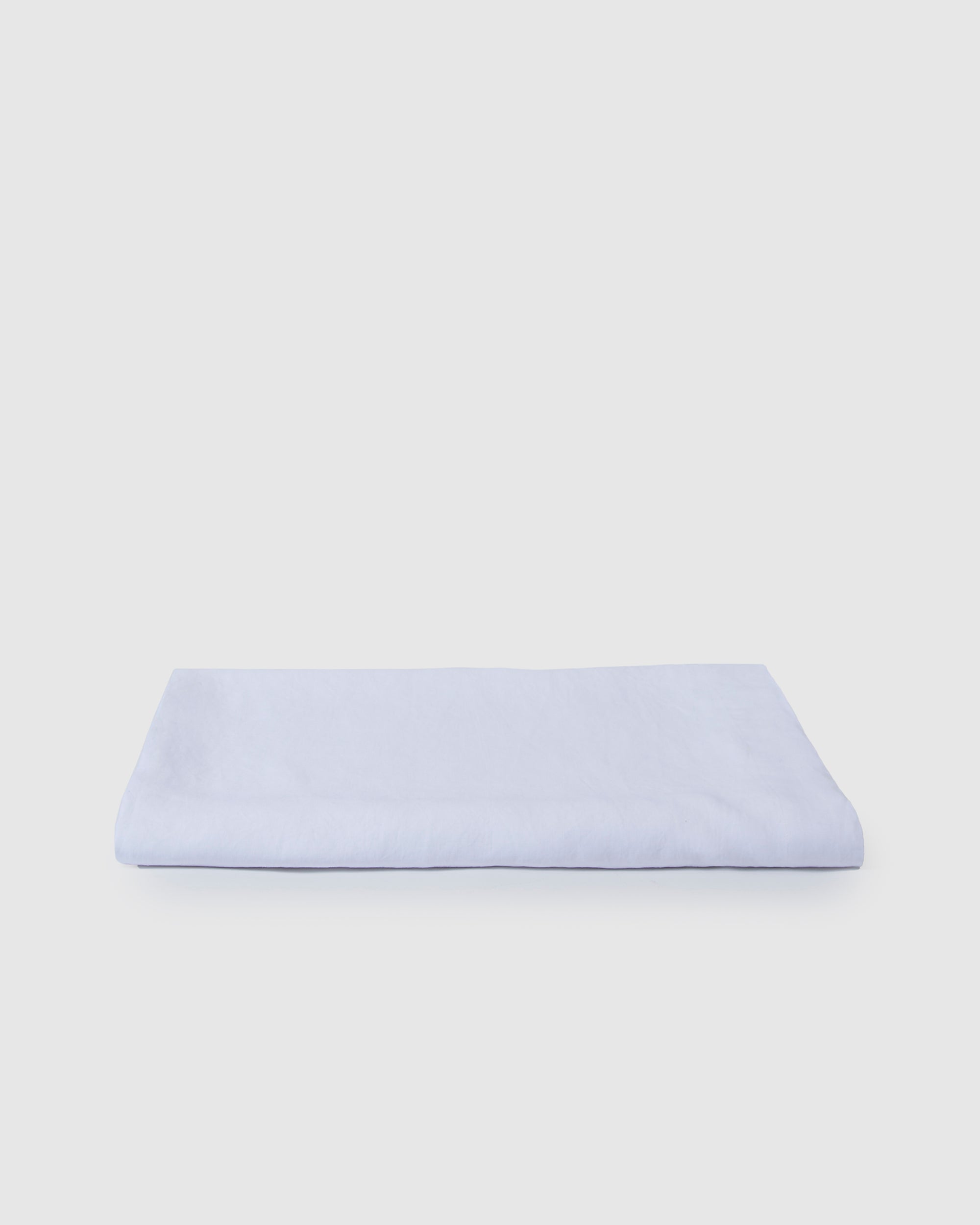 Babette Linen Tablecloth in Milk White