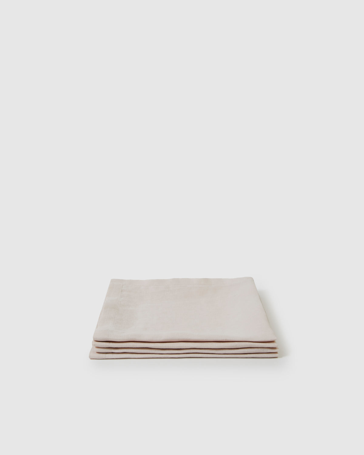 Berkeley Linen Table Napkins (Set of 4) - Blush side-shot