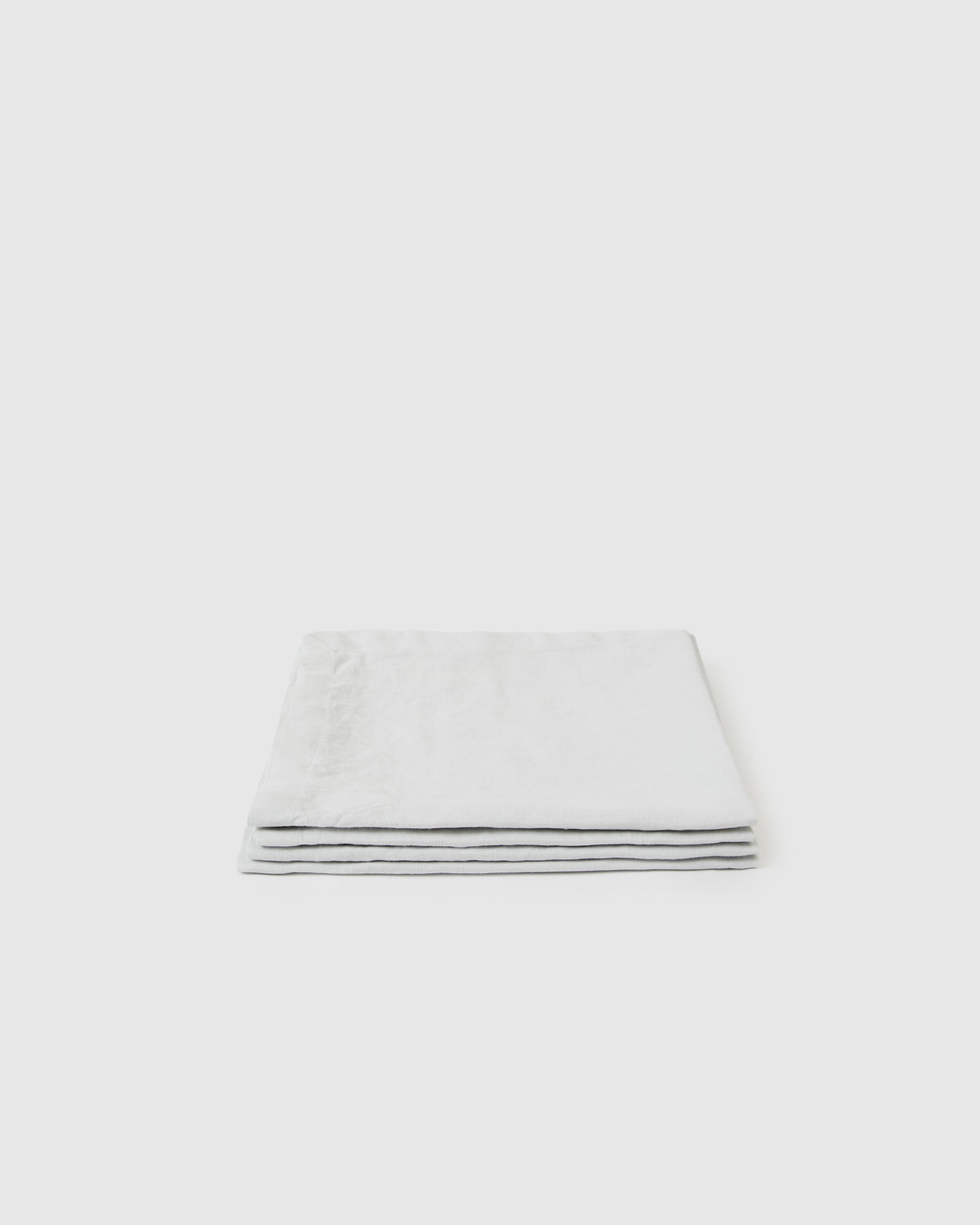 Berkeley Linen Table Napkins (Set of 4) - Glacier side-shot