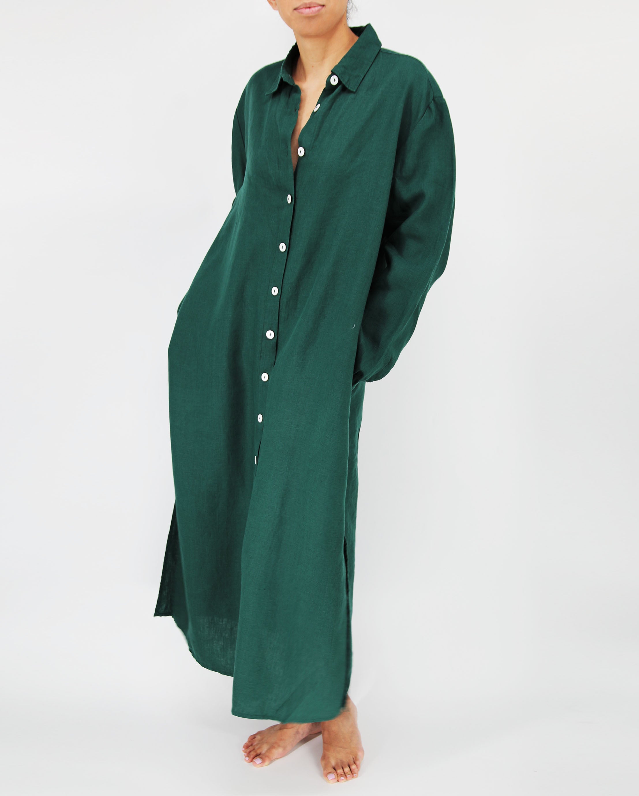 Tala French Linen Maxi Dress Tala French Linen Maxi Dress