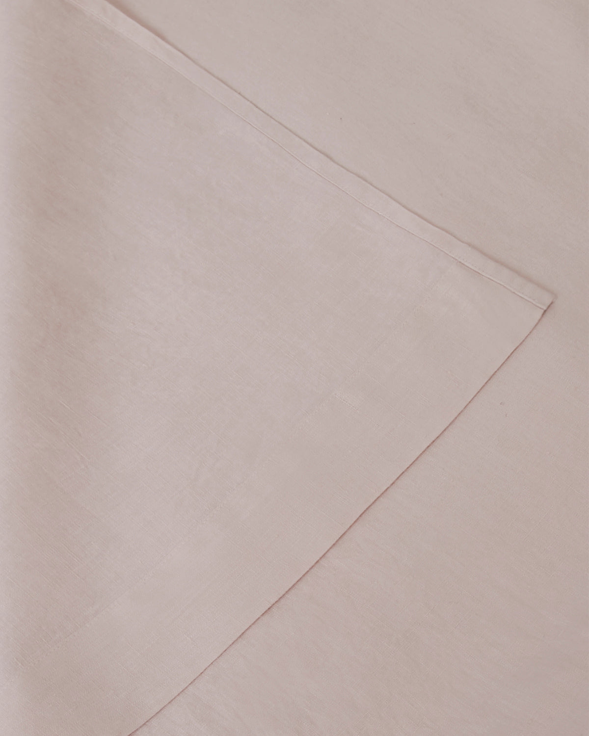 Marcel Linen Fitted Sheet - Blush