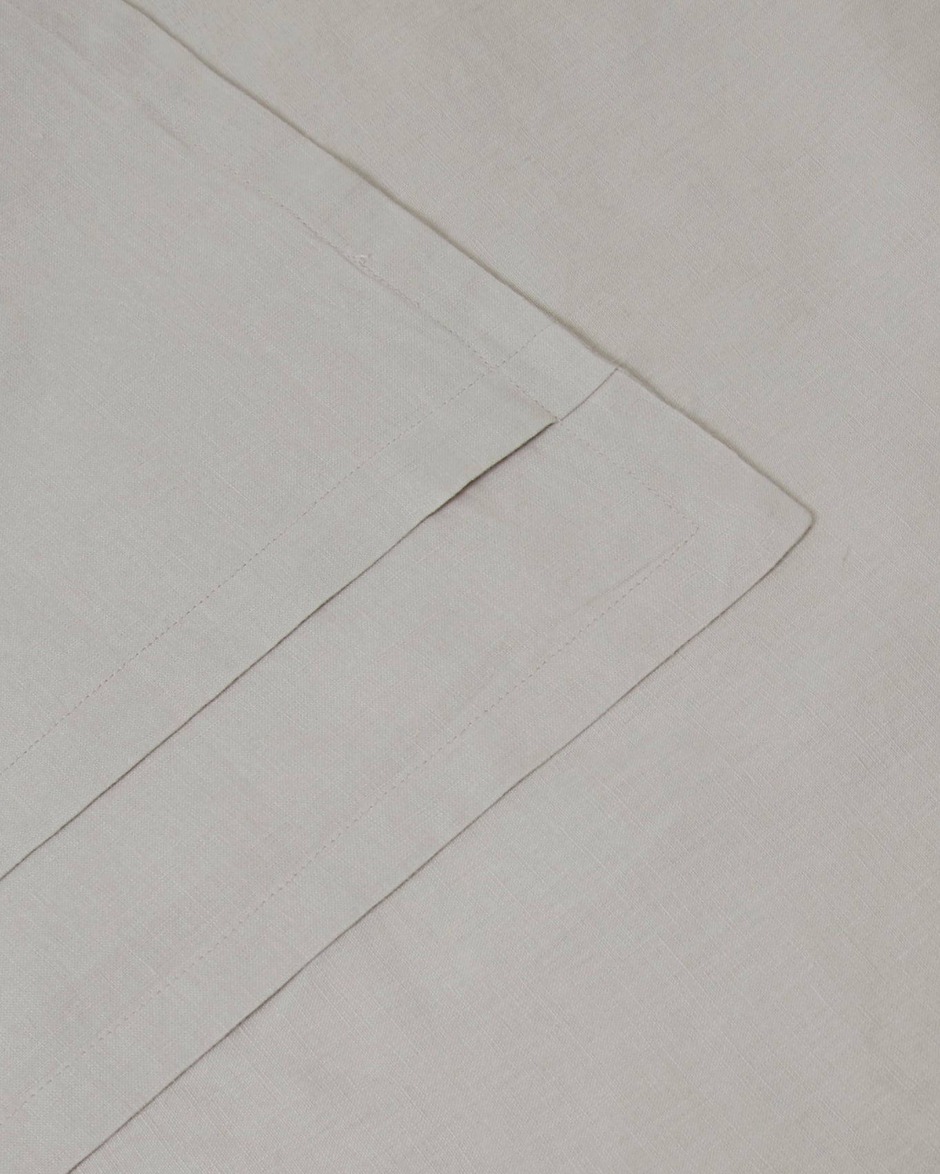 Pair of filled pillowcases in light dove gray