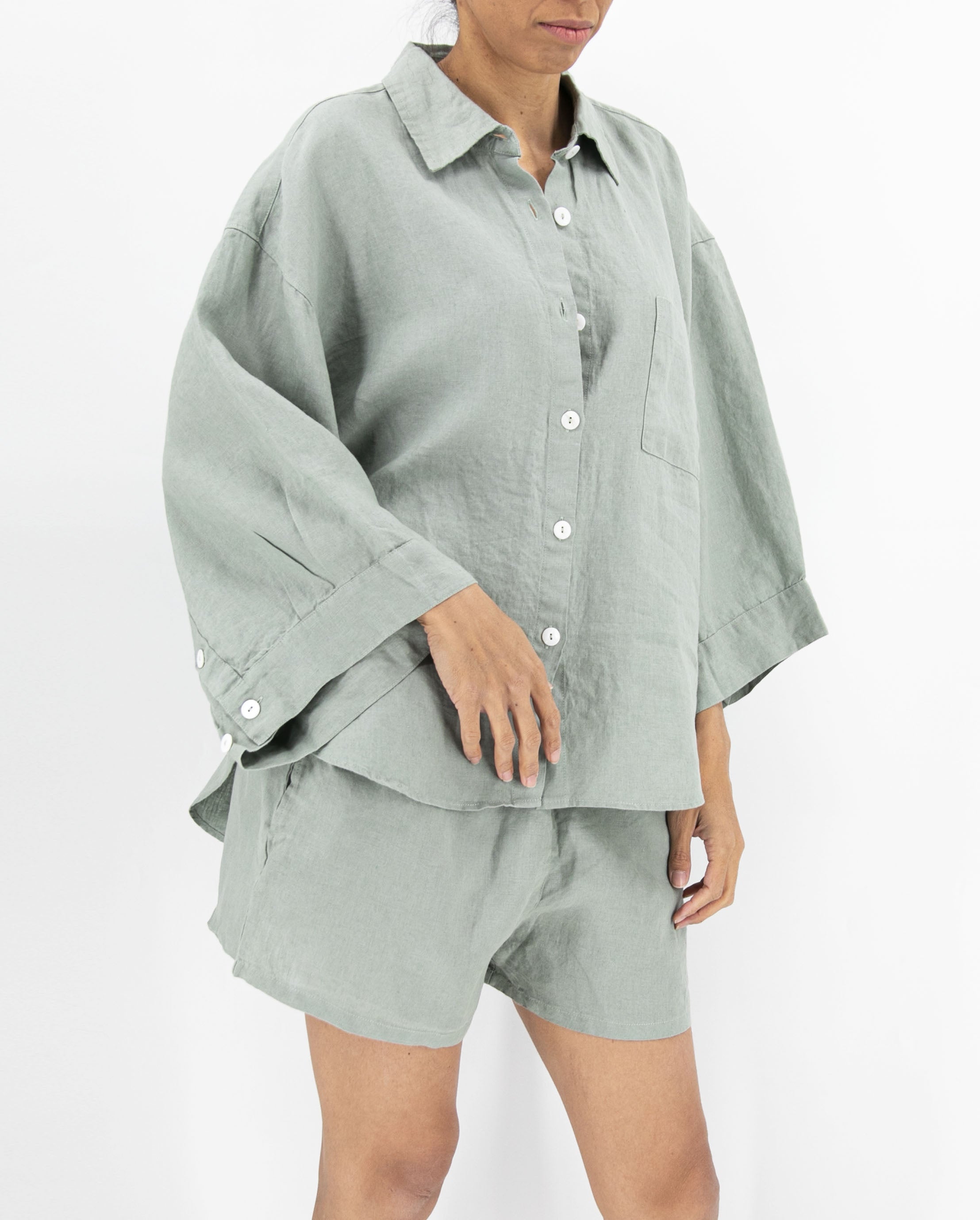 【希少】初期 agnesb Vintage Linen shirt Agnes Linen Top