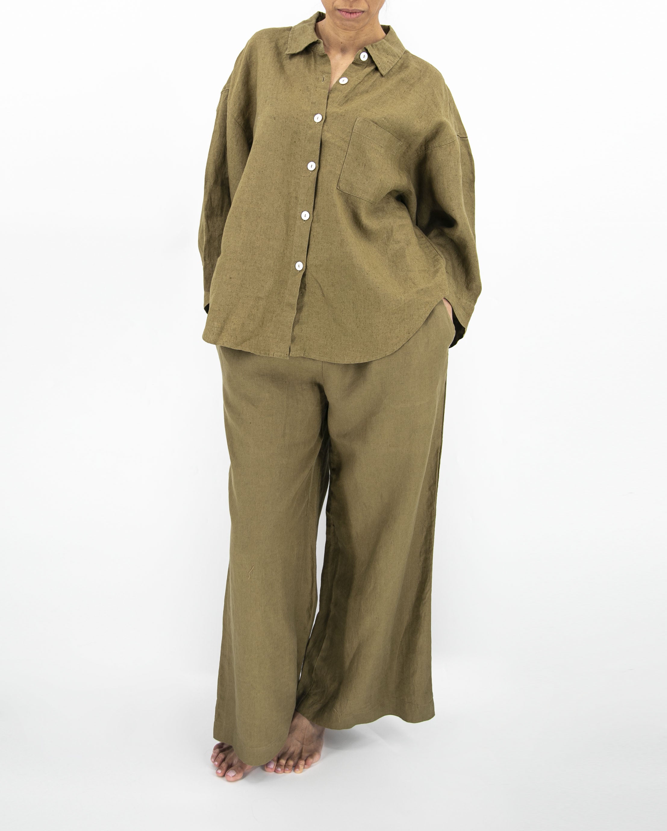 Vivian Linen Loungewear Set